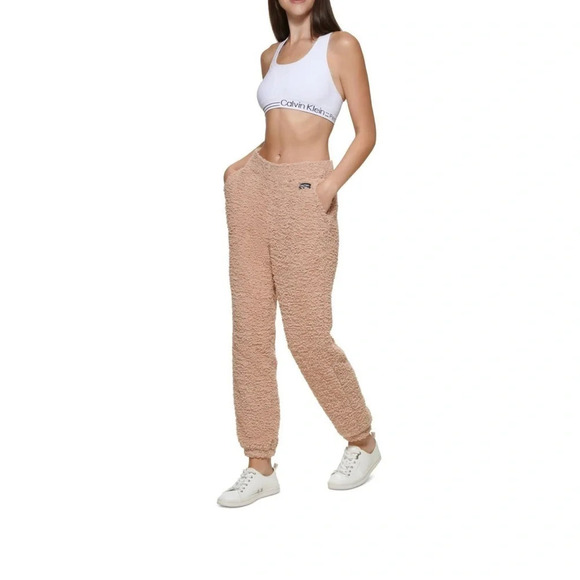 NWT Calvin Klein Women’s Teddy Jogger Lounge Sweatpants multiple sizes/colors - Picture 2 of 8